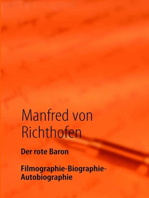 cover image of Der rote Baron